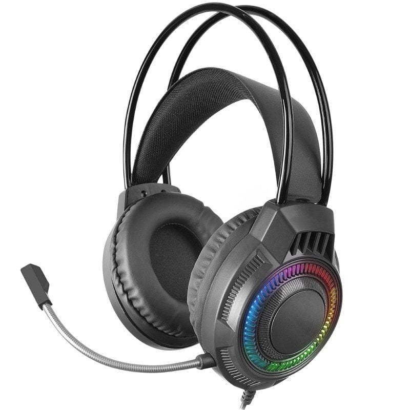 Auscultadores para Jogos com Microfone Mars Gaming MH124 / Jack 3.5 / Preto