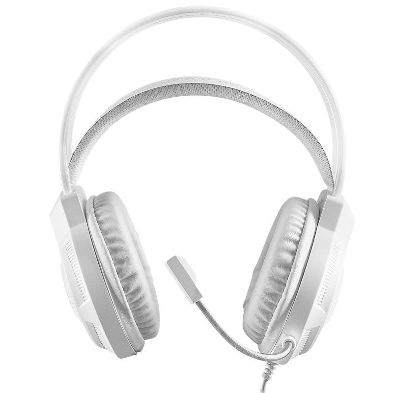 Auricular para Jogos Mars com Microfone Mars Gaming MH124W / Jack 3.5 / Branco