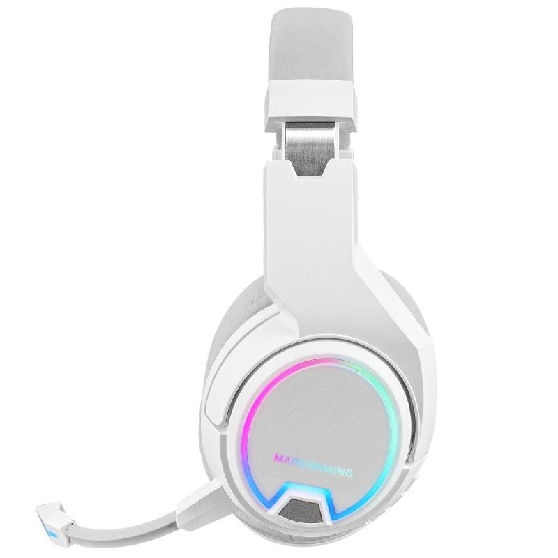 Auscultadores sem Fios para Jogos com Microfone Mars Gaming MHW100 / Jack 3.5 / Branco