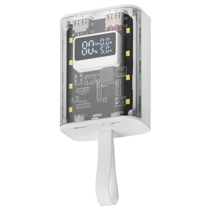 Powerbank 10000mah Mars Gaming Mpk-10k / 22.5w / Branco