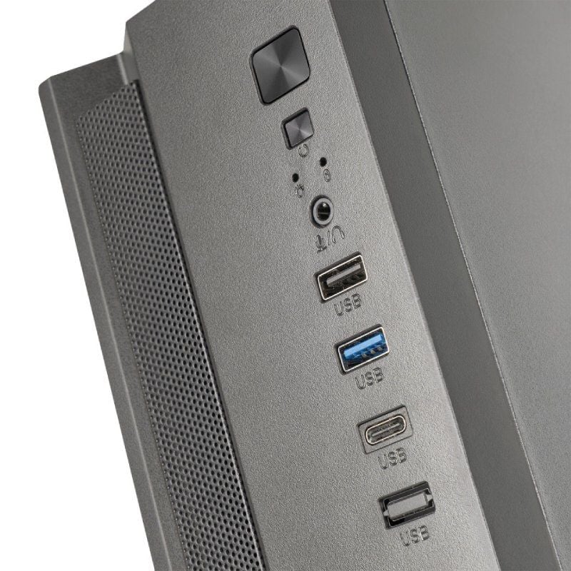 Caixa Mini Torre Tacens ACSLIM500 com Fonte de Alimentação de 500 W