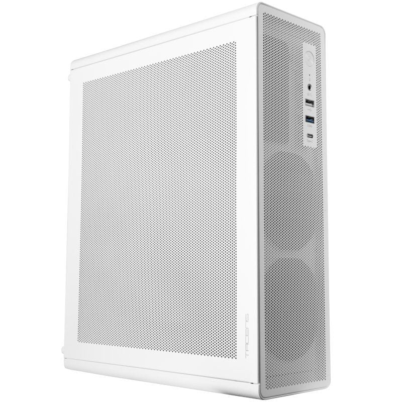 Caixa Mini Torre Tacens AEROSLIM500 com Fonte de Alimentação de 500 W / Branco