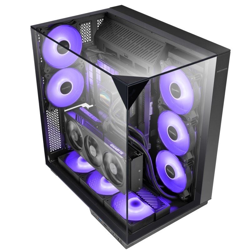 Caixa para Jogos em Torre Mars Gaming Mc-3gf