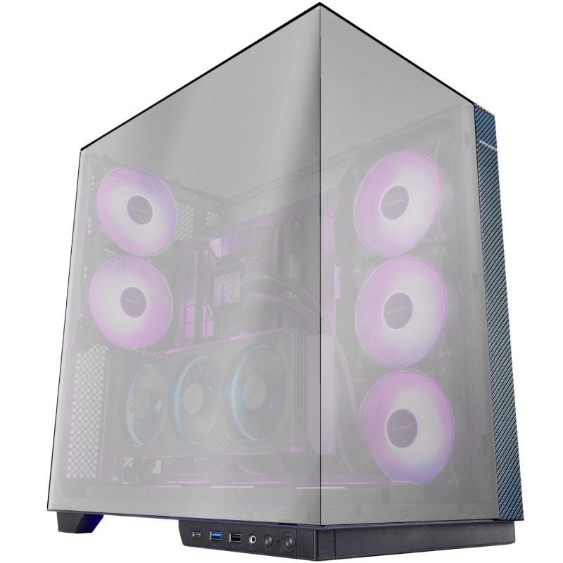 Mala para Jogos de Torre Mars Gaming Mc-3gfpro / Vidro Cromado