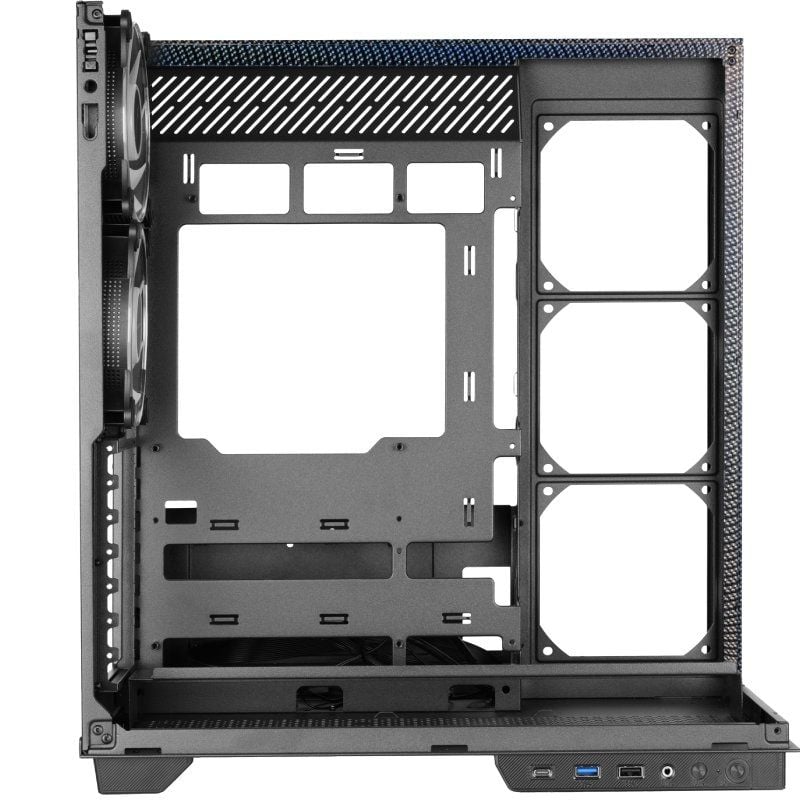 Mala para Jogos de Torre Mars Gaming Mc-3gfpro / Vidro Cromado