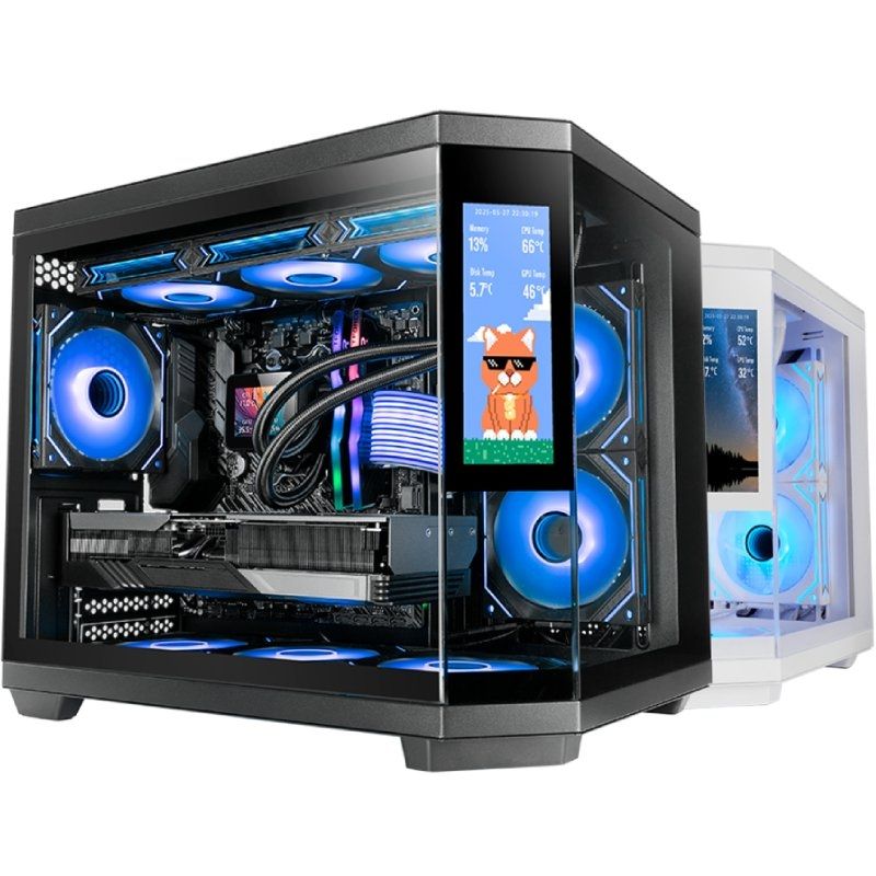 Caixa para Jogos em Mini Torre Mars Gaming Mc-3tcorelcdm