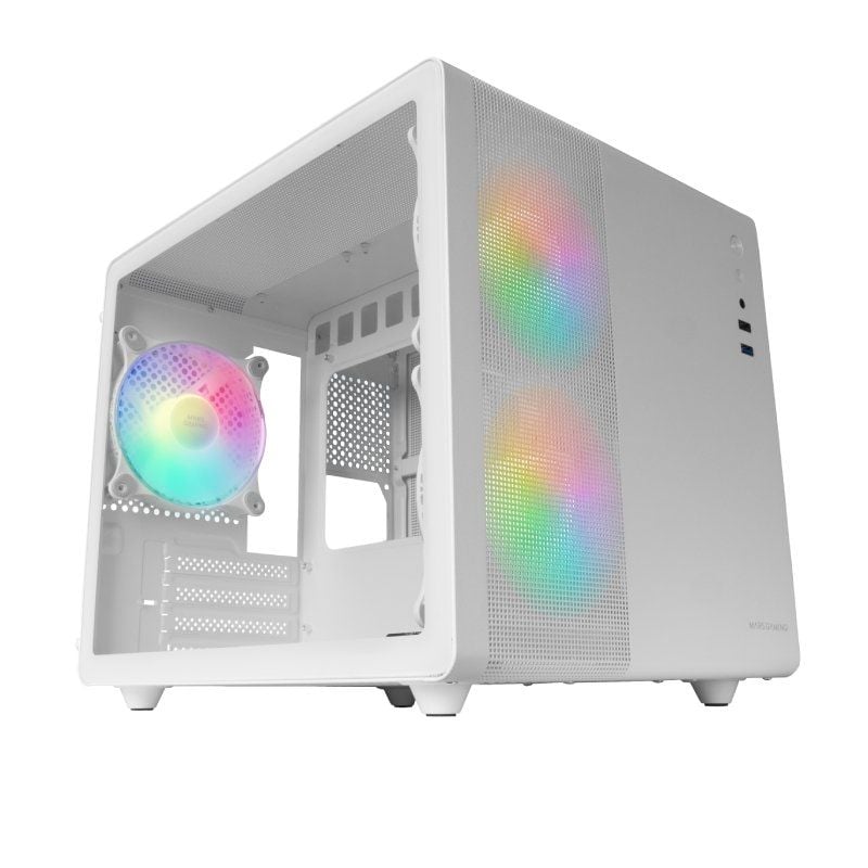 Caixa Mini Torre para Jogos Mars Gaming Mc-400 / Branco