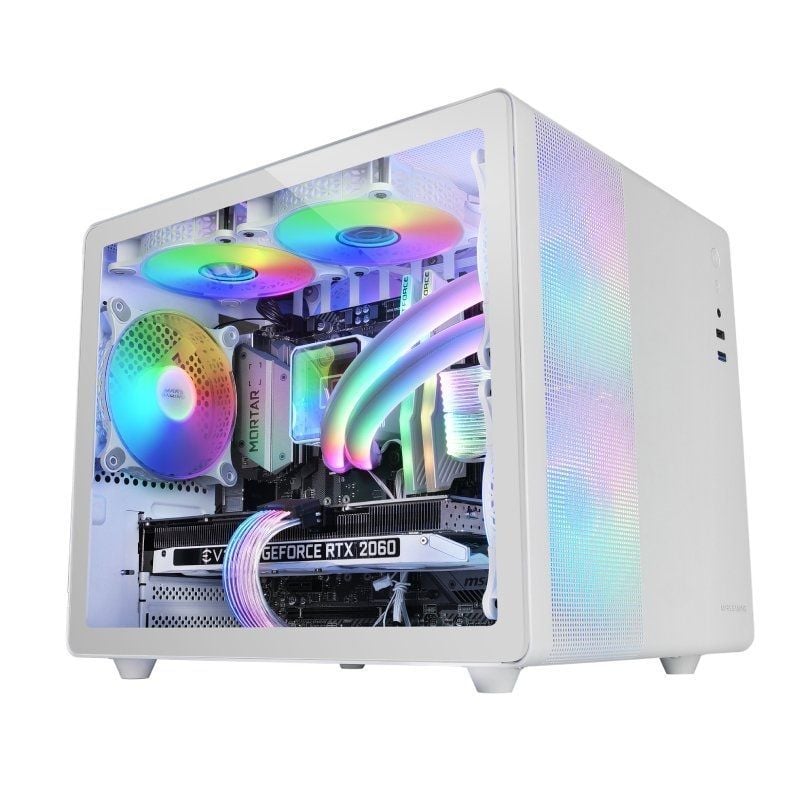 Caixa Mini Torre para Jogos Mars Gaming Mc-400 / Branco