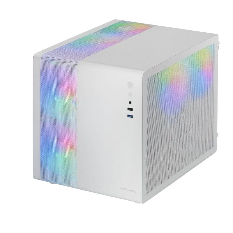 Caixa Mini Torre para Jogos Mars Gaming Mc-400 / Branco