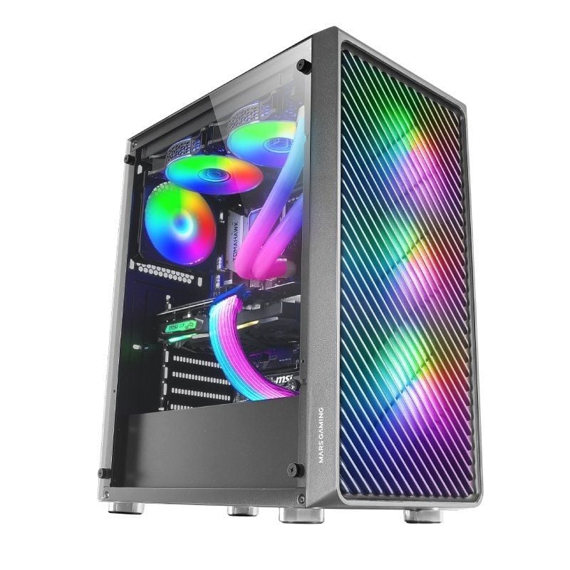 Caixa para Jogos Mars Gaming Semitower Mars Gaming Mc-f