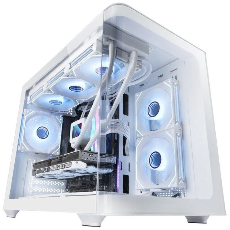 Caixa Mini Torre para Jogos Mars Gaming Mc-fusionm / Branco
