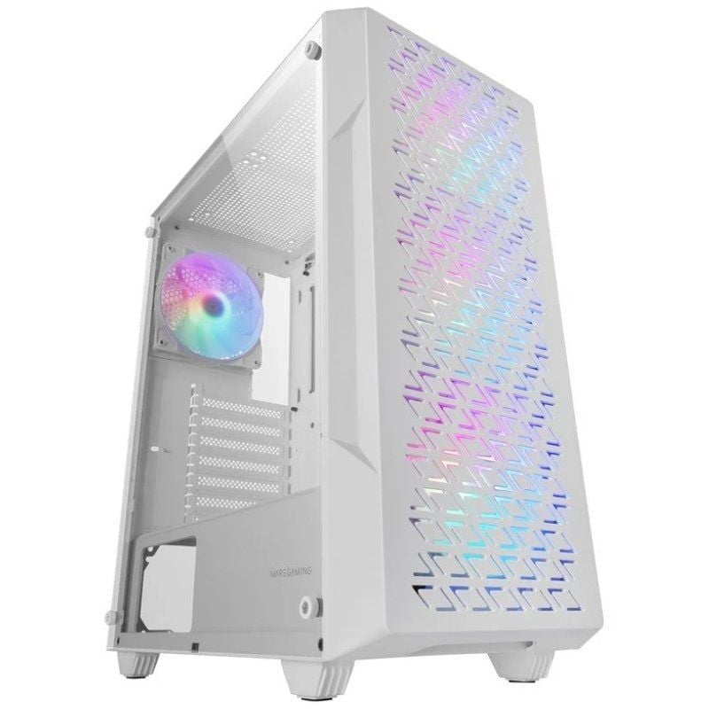 Caixa Gaming Semitower Mars Gaming Mc-geo / Branco