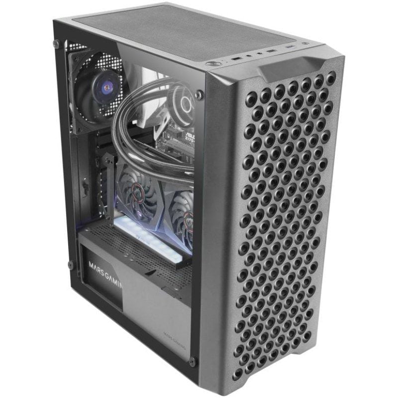 Caixa Gaming Semitower Mars Gaming Mc-ipro / Preto
