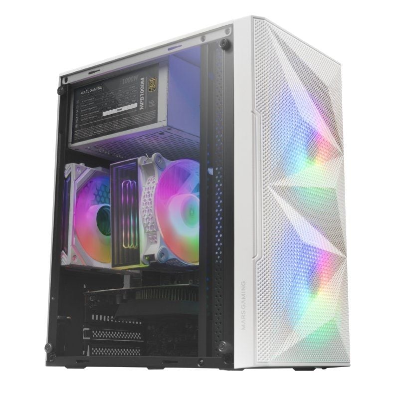 Caixa Mini Torre para Jogos Mars Gaming Mc-me / Branco