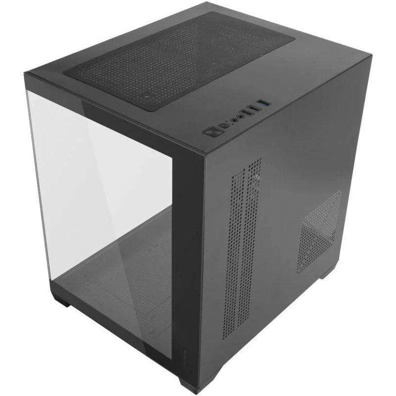 Caixa Mini Torre para Jogos Mars Gaming Mc-view2 / Preto