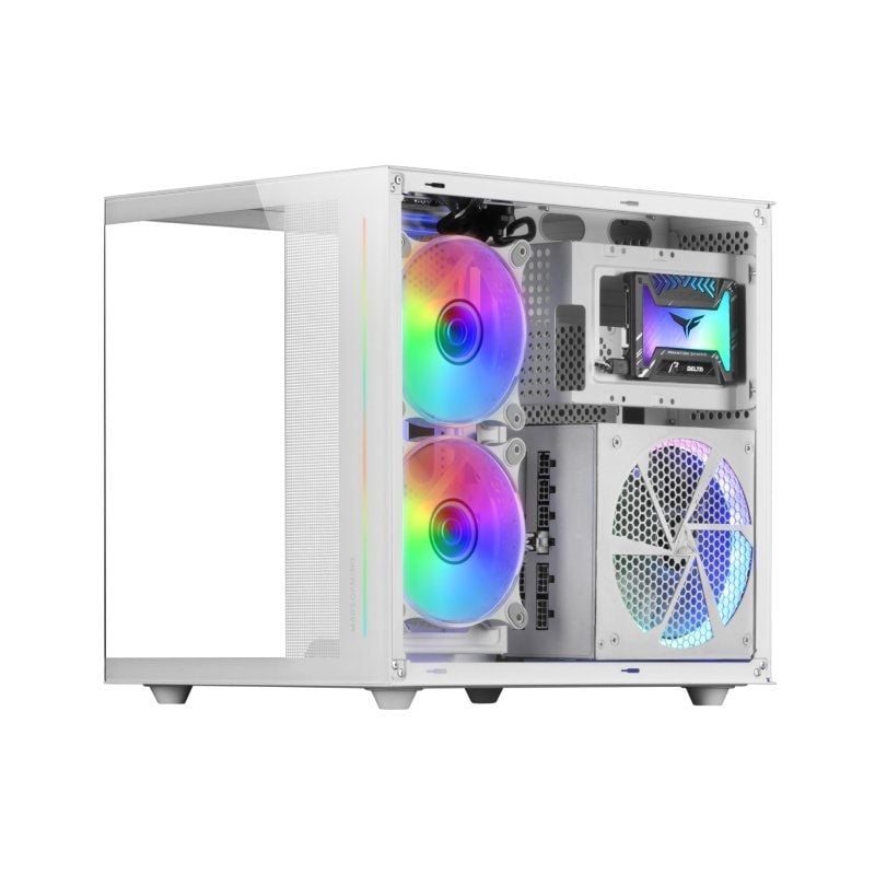 Caixa Mini Torre para Jogos Mars Gaming Mc-view / Branco
