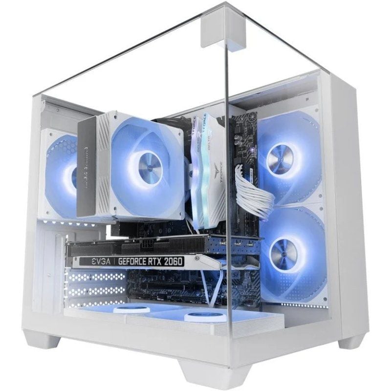 Caixa Gaming Semitower Mars Gaming Mc-visionm / Branco