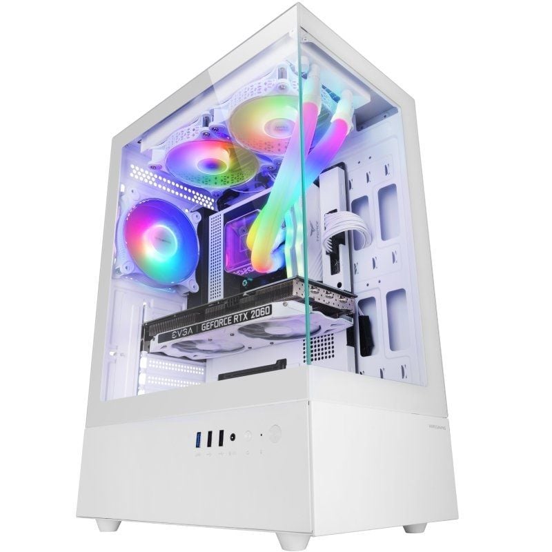 Caixa Gaming Semitower Mars Gaming Mc-xo / Branco
