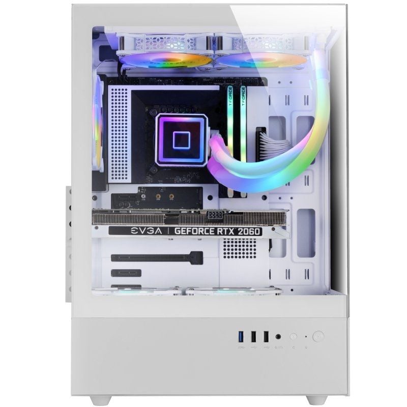 Caixa Gaming Semitower Mars Gaming Mc-xo / Branco