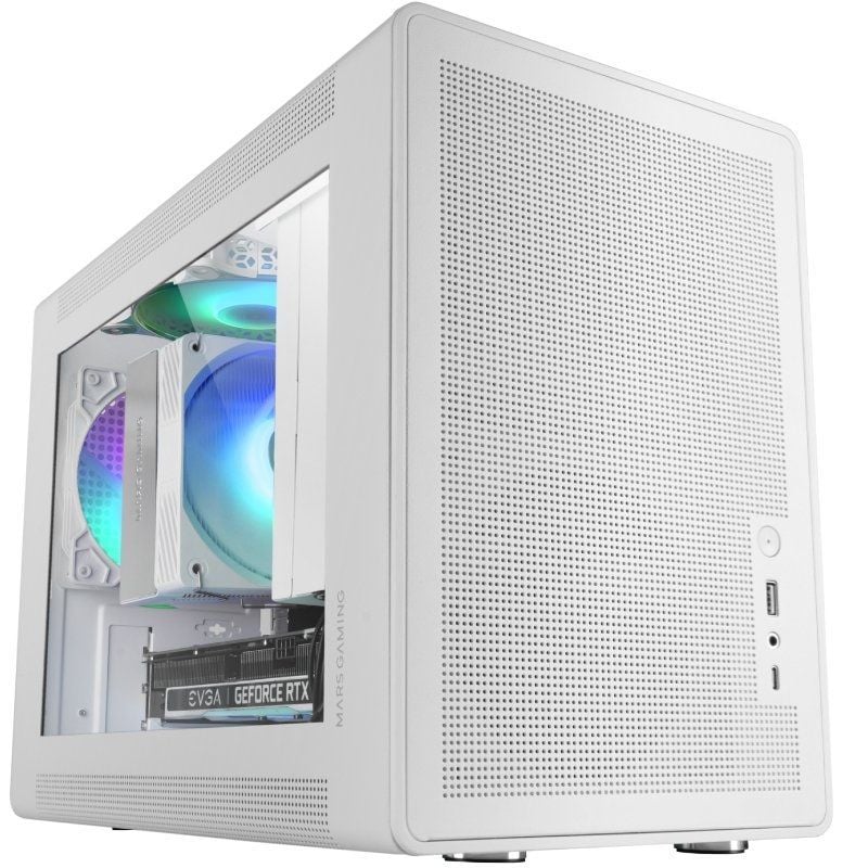 Caixa Mini Torre para Jogos Mars Gaming Mc-xps / Branco