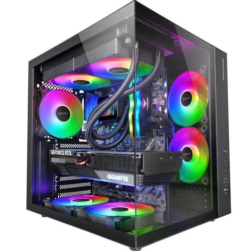 Caixa Gaming Semitower Mars Gaming Mcv-one
