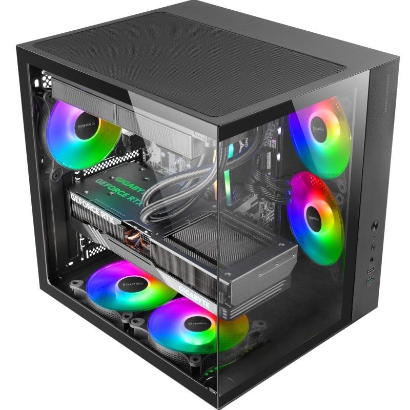Caixa Gaming Semitower Mars Gaming Mcv-one