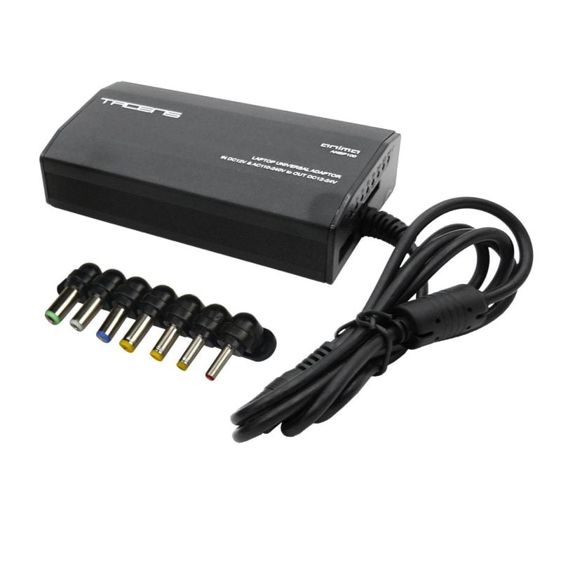 Carregador para Portátil Anima ANBP100 / 100W / Manual / 8 Conectores / Tensão 12-24v / 1 USB