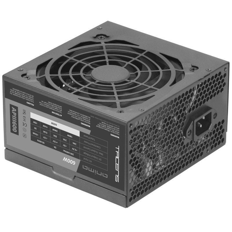 Fonte de Alimentação Anima APIII600 / 600W / Ventoinha 12cm