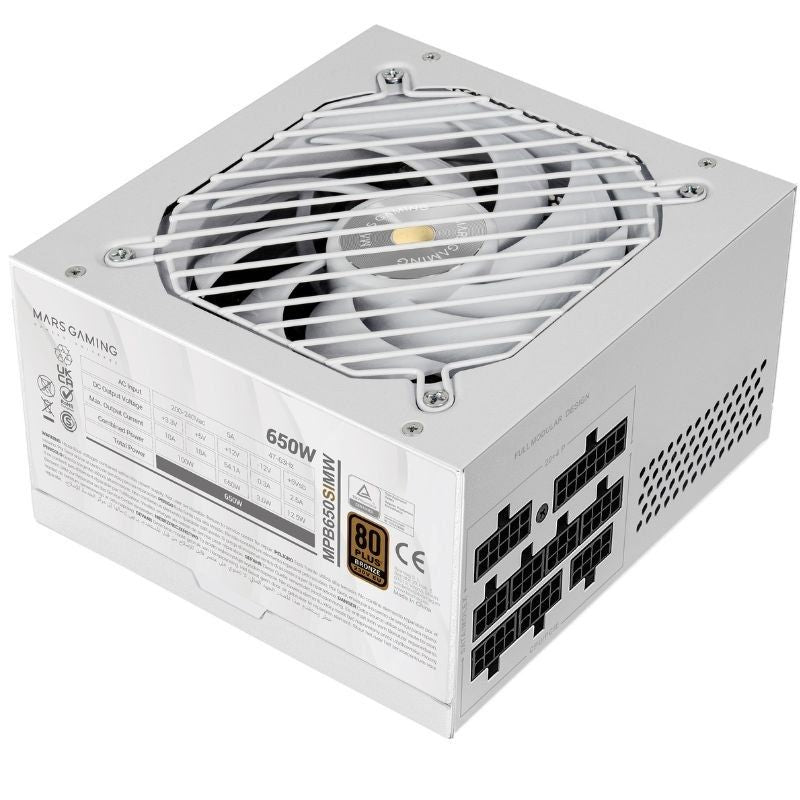 Fonte de Alimentação Mars Gaming MPB650SIM / 650W / Ventilador de 12cm / 80 Plus Bronze