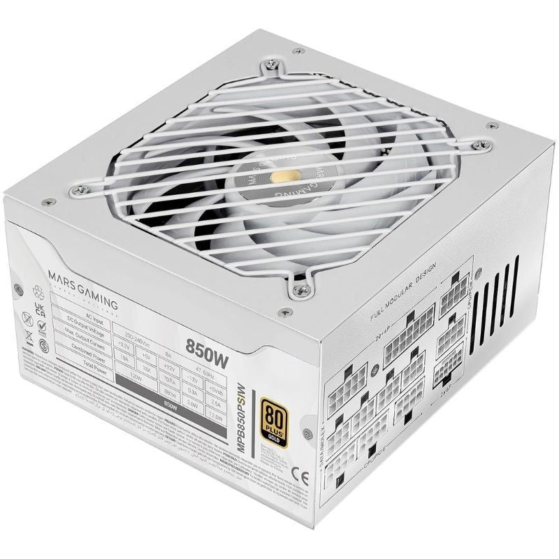 Fonte de Alimentação Mars Gaming MPB850PSI / 850W / Ventilador de 14cm / 80 Plus Gold