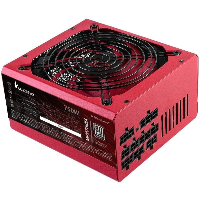 Fonte de Alimentação Mars Gaming MPVU750M / 750W / Ventilador de 14cm / 80 Plus Silver