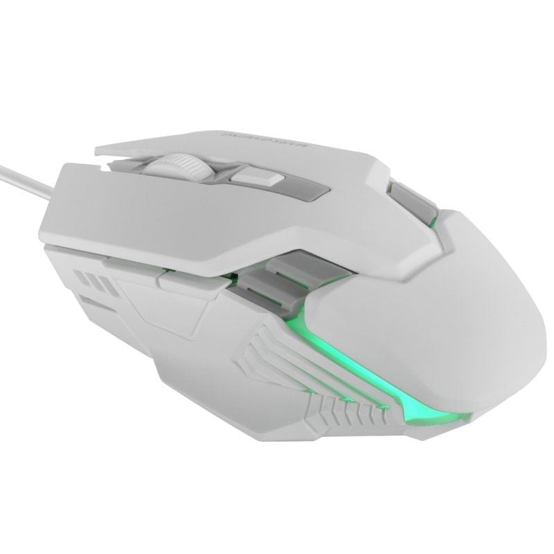 Rato para Jogos Mars Gaming MM024 / Até 4000 DPI / Branco