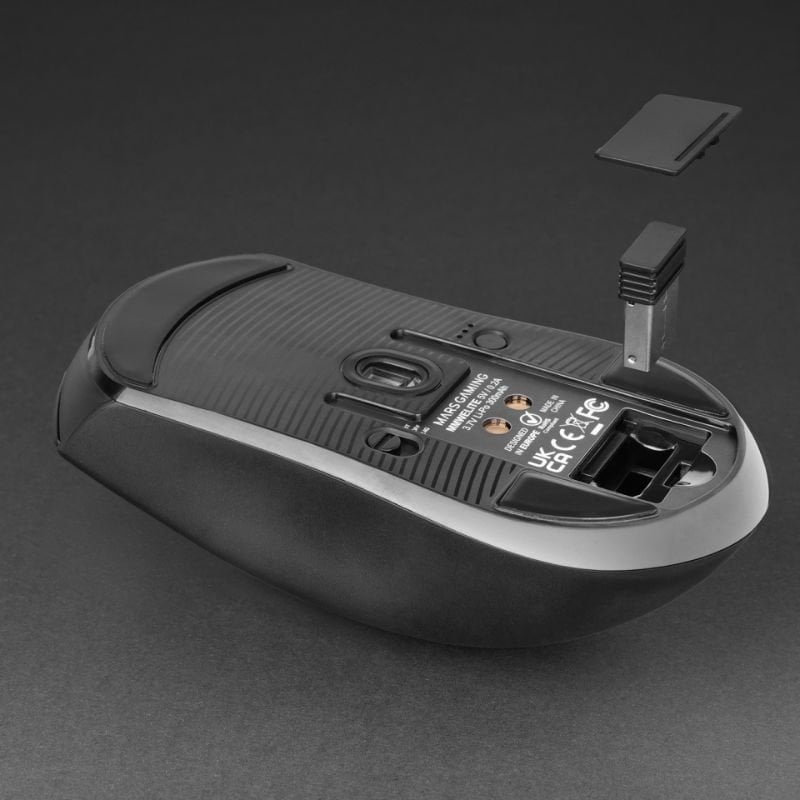 Rato de Jogos Mars Gaming Mmw-elite / Bateria Recarregável / Até 20 000 DPI
