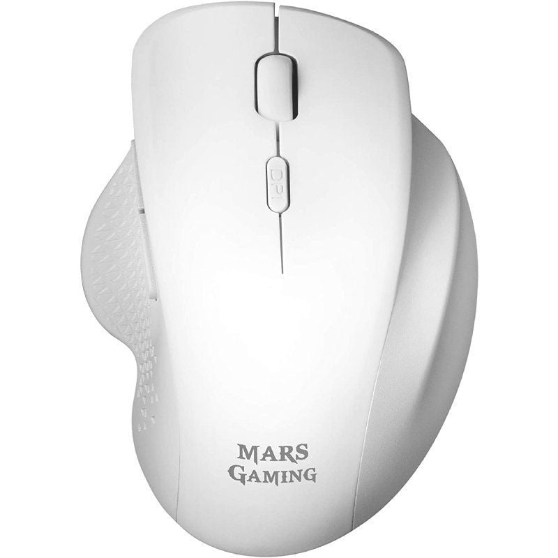 Rato sem Fios para Jogos Mars Gaming MMWERGO / Até 3200 DPI / Branco