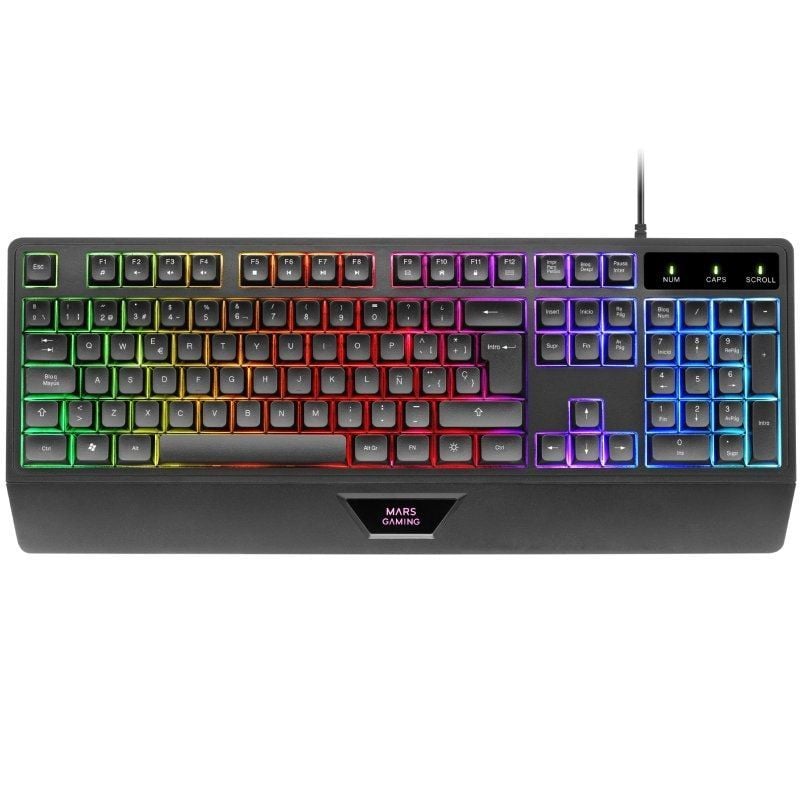 Mars Gaming MCP124 Gaming Pack / Teclado H-mech + Rato Ótico + Tapete de Rato / Preto