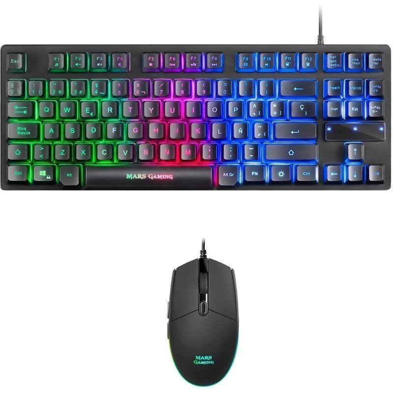 Mars Gaming Gaming Pack MCPTKLES / Teclado + Rato Ótico