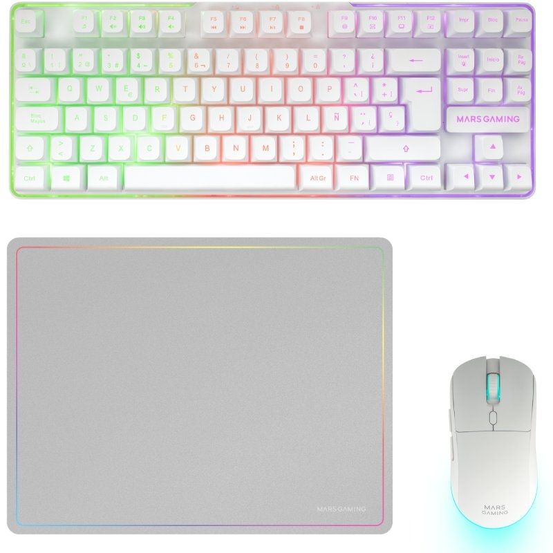 Mars Gaming Gaming Pack MCPWTKL / Teclado sem Fios + Rato sem Fios + Tapete de Rato