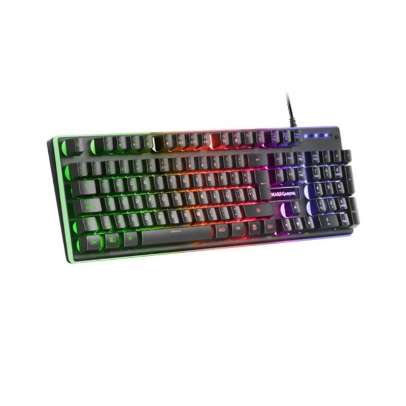 Mars Gaming MCPX Gaming Pack / Teclado H-mech + Rato Ótico + Tapete de Rato / Preto