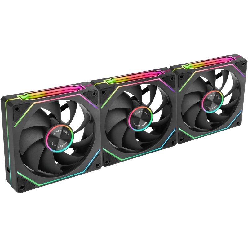 Pack 3 Ventoinhas Mars Gaming Mf-linkfinitykit2 / 12cm / ARGB