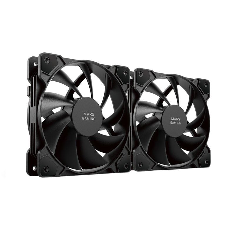 Conjunto de 2 Ventoinhas Mars Gaming Mf-pwmx2 / 12cm