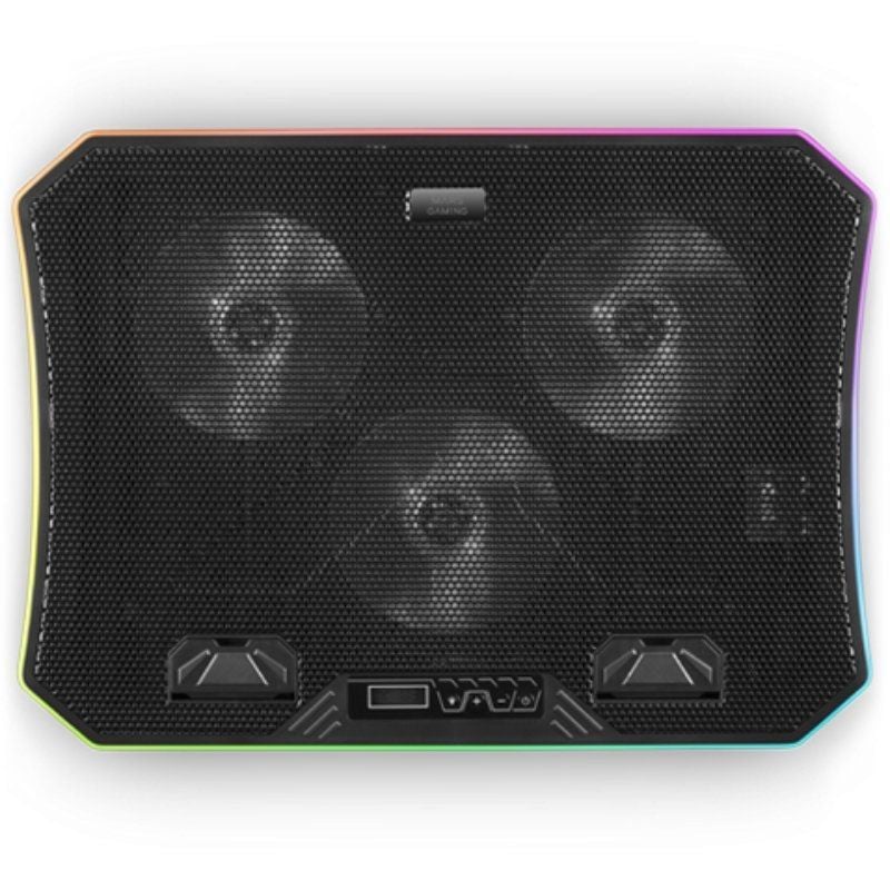 Suporte de Arrefecimento Mars Gaming MNBC6 para Computadores Portáteis Até 19" / Iluminação LED