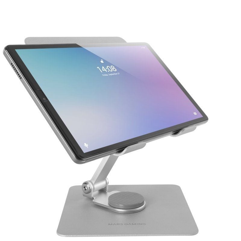 Tablet / Suporte Convertível para Tablet Mars Gaming Ma-rst / Até 13" / Cinzento Prateado