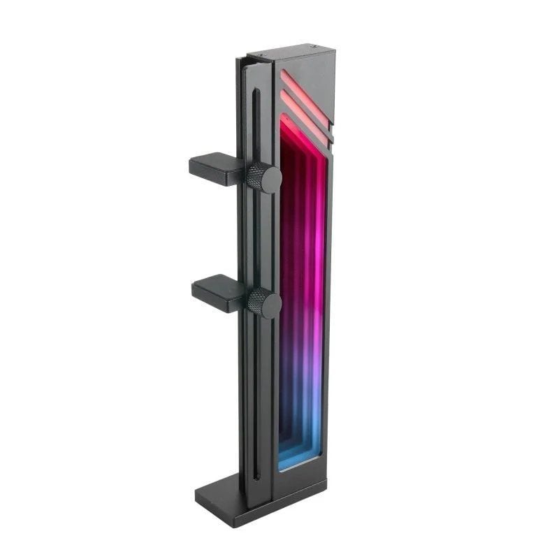 Suporte de Placa Gráfica ARGB Mars Gaming Mca-gcb / Compatibilidade Universal / Preto