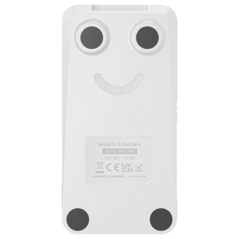 Mars Gaming Msd-neo Deck Controller / 15 Teclas LCD / 1 Roda / 2 Botões / Branco