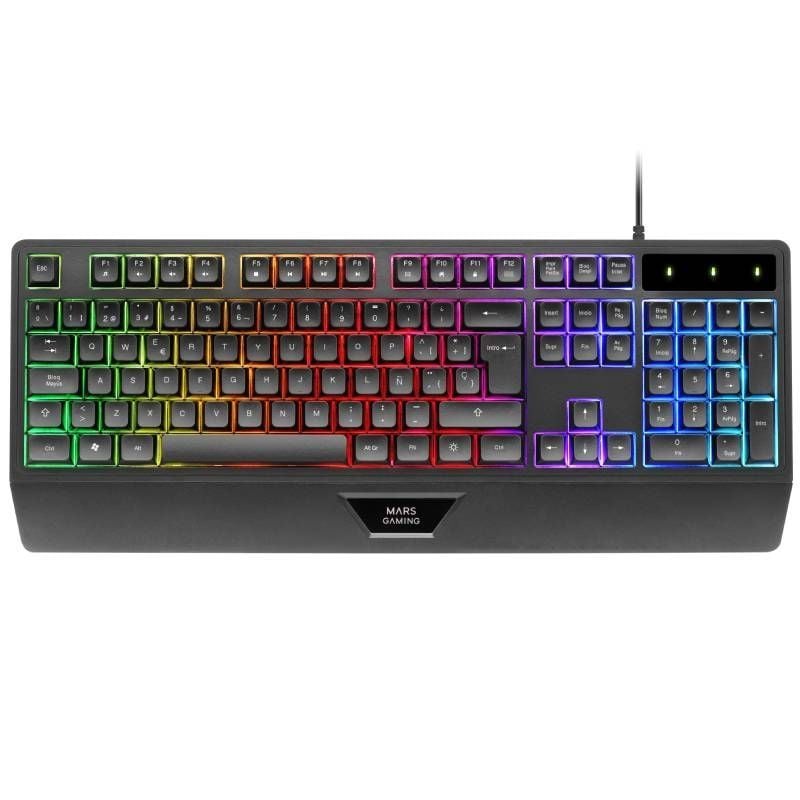 Teclado Semi-mecânico para Jogos Mars Gaming MK124