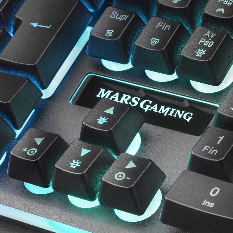 Teclado Semi-mecânico para Jogos Mars Gaming MK320ES