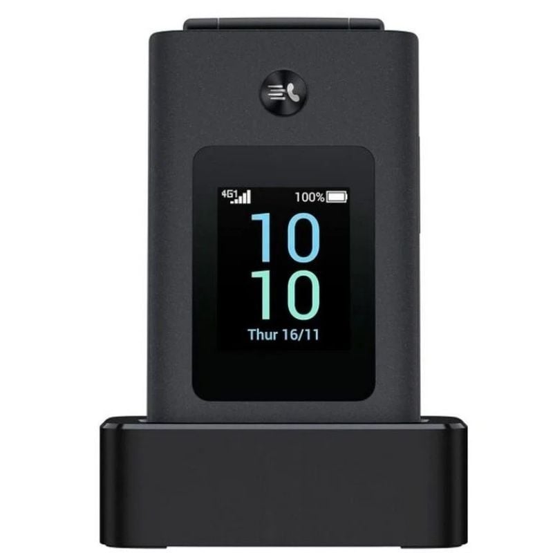 TCL One Touch 4043D Telemóvel Sénior / 4G / Cinzento Escuro