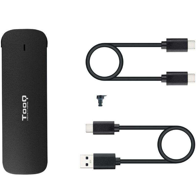 Tooq Tqe-2201b Caixa Externa para SSD M.2 NVME / USB 3.1 Gen2 / sem Parafusos