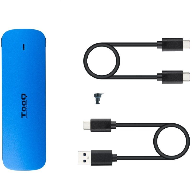 Tooq Tqe-2201bl Compartimento Externo para SSD M.2 NVME / USB 3.1 Gen2 / sem Parafusos