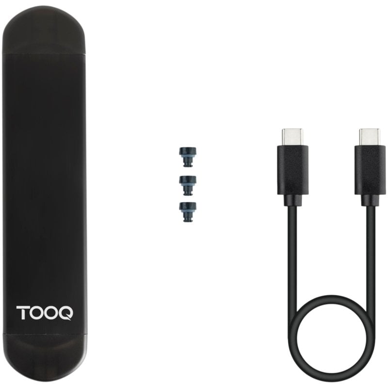 Caixa Externa para Disco SSD M.2 NVME Tooq Tqe-2240b / USB 3.0 / USB Tipo C 3.2 Gen2